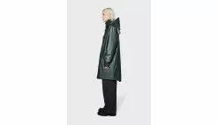 Rains Long Jacket Silver Pine Vert / Green -Semelles Soldes 12020 60 1