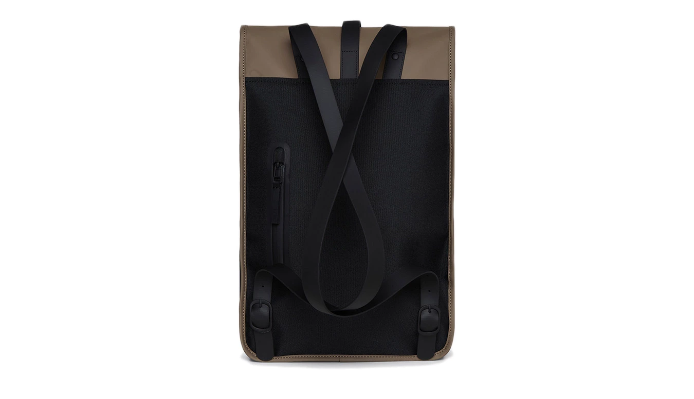 Rains Backpack Wood Marron / Brown 4 Rains Backpack Wood Marron / Brown – Image 2