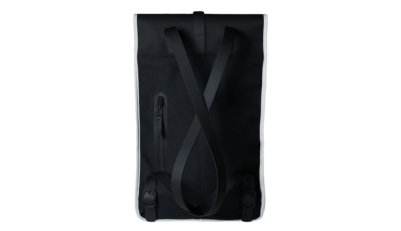 Rains Backpack Reflective Black Marron Clair / Light Brown 4 Rains Backpack Reflective Black Marron Clair / Light Brown – Image 2