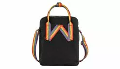 Fjällräven Kånken Rainbow Sling Noir / Black -Semelles Soldes 23623 115 902 4