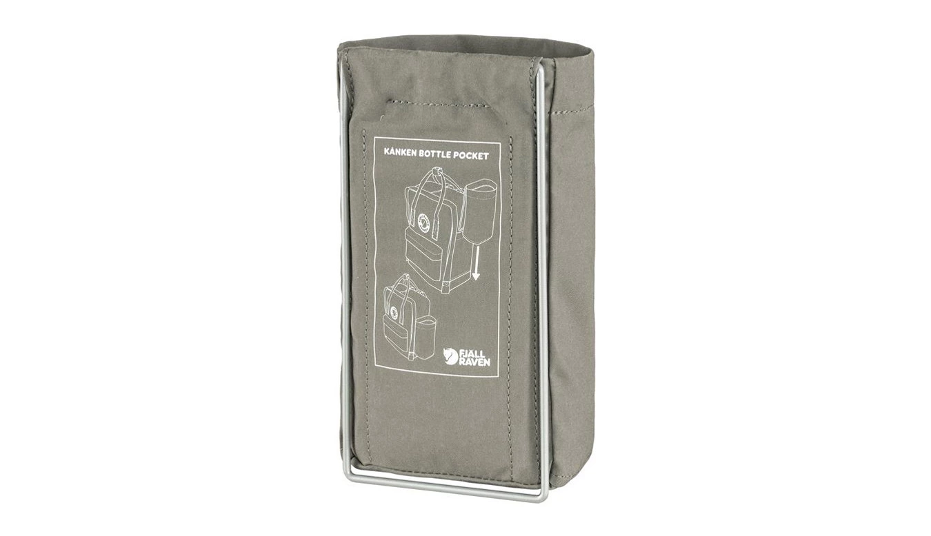 Fjällräven Kånken Bottle Pocket Gris / Grey 4 Fjällräven Kånken Bottle Pocket Gris / Grey – Image 2