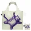 Loqi Armando Veve - Flying Purr-ple Cat Recycled Bag Blanc / White -Semelles Soldes av.fc