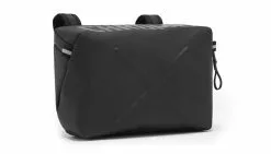 Chrome Helix Handlebar Bag Black Noir / Black
