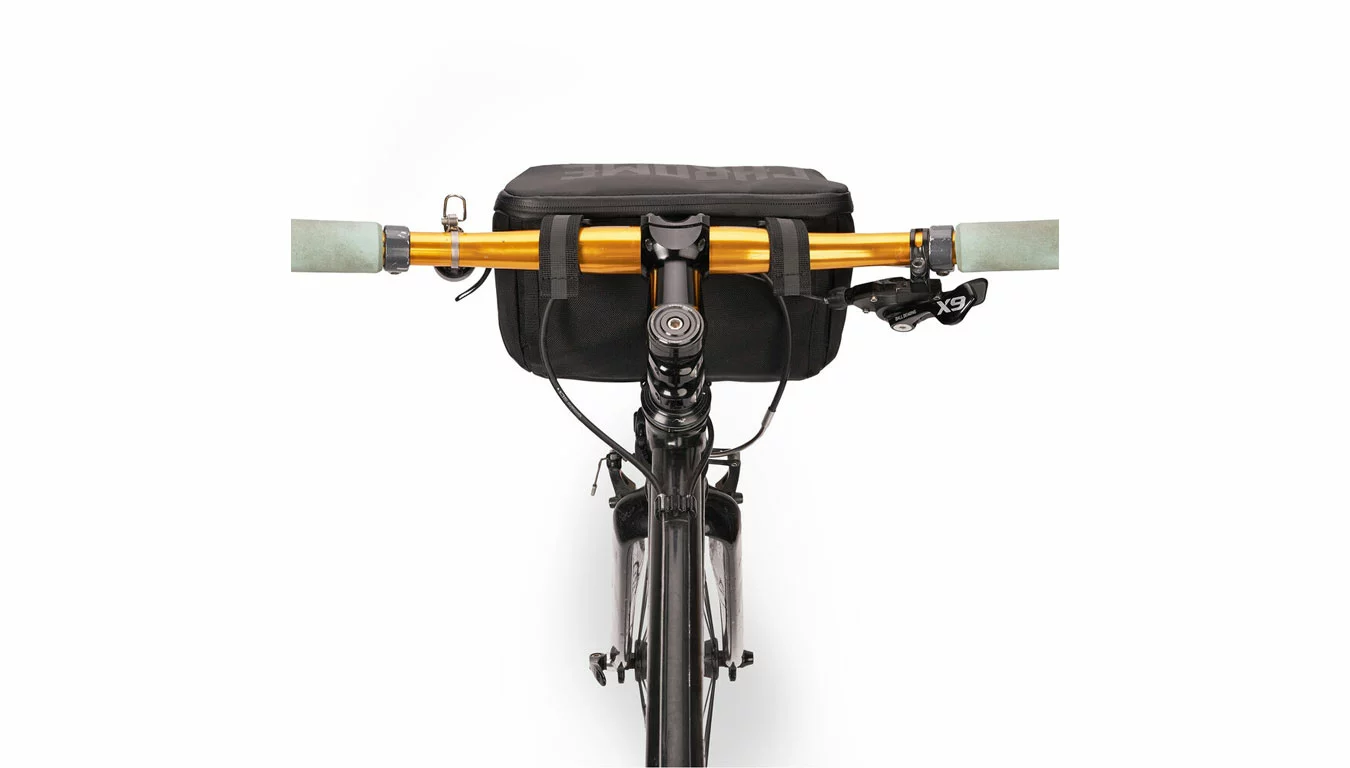 Chrome Helix Handlebar Bag Black Noir / Black 6 Chrome Helix Handlebar Bag Black Noir / Black – Image 4