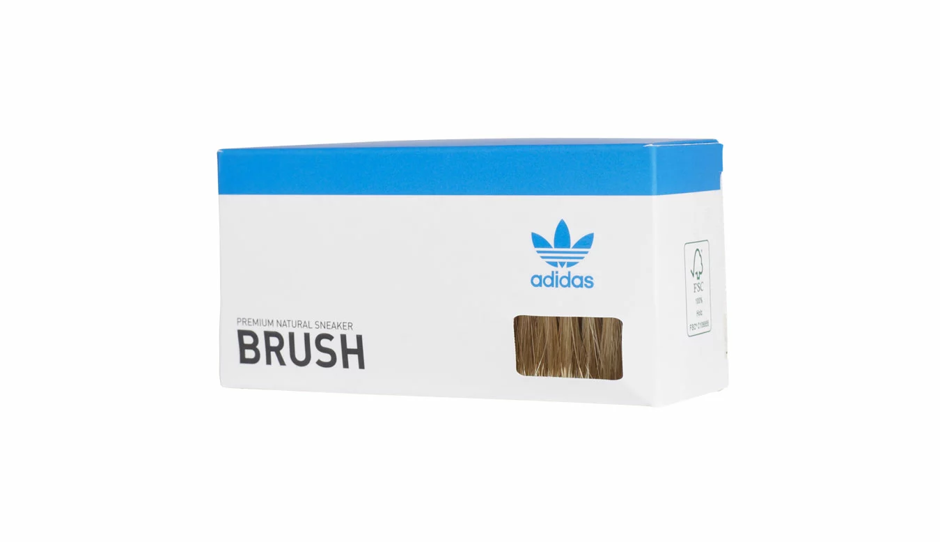 Adidas Originals-Premium Brush Blanc / White 6 Adidas Originals-Premium Brush Blanc / White – Image 4