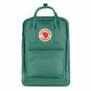 Fjällräven Kånken Laptop 15" Frost Green Vert / Green -Semelles Soldes f23524 664