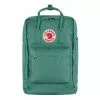 Fjällräven Kånken Laptop 17" Frost Green Vert / Green -Semelles Soldes f23525 664