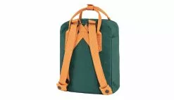 Fjällräven Kånken Mini Kids Arctic Green-Spicy Orange Vert / Green -Semelles Soldes f23561 667 206 2