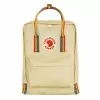 Fjällräven Kånken Rainbow Light Oak Blanc / White -Semelles Soldes f23620 115 907 0