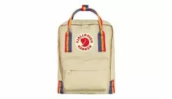 Fjällräven Kånken Rainbow Mini Light Oak Blanc / White