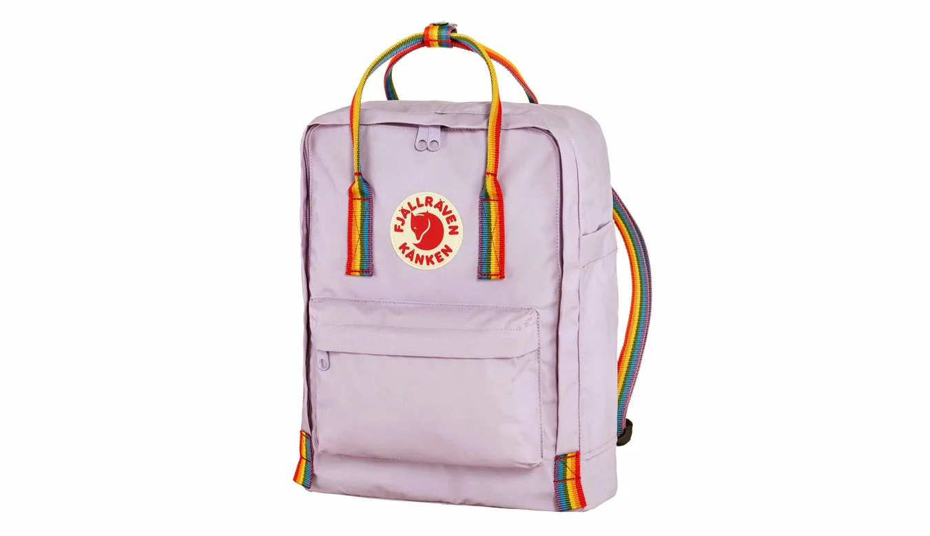 Fjällräven Kånken Rainbow Mini Pastel Lavender Violet / Purple 4 Fjällräven Kånken Rainbow Mini Pastel Lavender Violet / Purple – Image 2