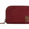 Fjällräven Zip Card Holder Bordeaux / Burgundy -Semelles Soldes f24218 347 0 1