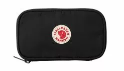 Fjällräven Kånken Travel Wallet Black Gris / Grey