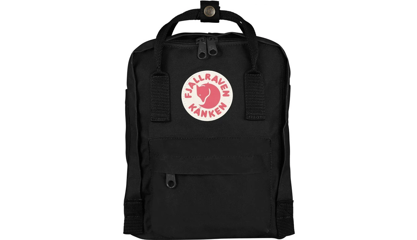 Fjällräven Kånken Mini Kids Black Noir / Black 3 Fjällräven Kånken Mini Kids Black Noir / Black