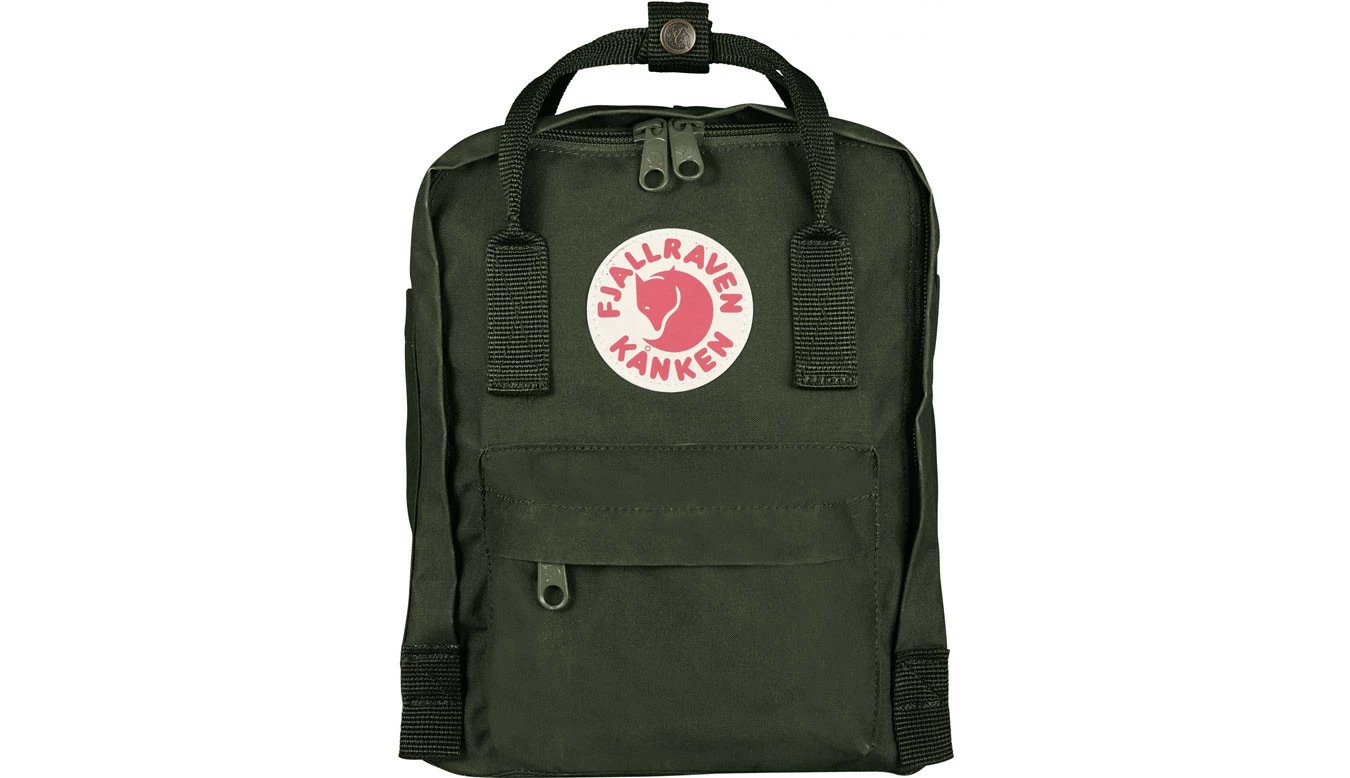 Fjällräven Kånken Mini Kids Forest Green Vert / Green 3 Fjällräven Kånken Mini Kids Forest Green Vert / Green