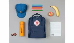Fjällräven Kånken Mini Kids Royal Blue Bleu / Blue -Semelles Soldes fjallraven kanken mini royal blue f23561 540 1