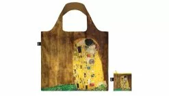 Loqi GUSTAV KLIMT The Kiss Recycled Bag Marron / Brown