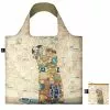 Loqi GUSTAV KLIMT The Fulfilment Bag Marron Clair / Light Brown -Semelles Soldes gk.tf loqi klimt fulfilment bag with zip pocket