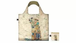 Loqi GUSTAV KLIMT The Fulfilment Bag Marron Clair / Light Brown