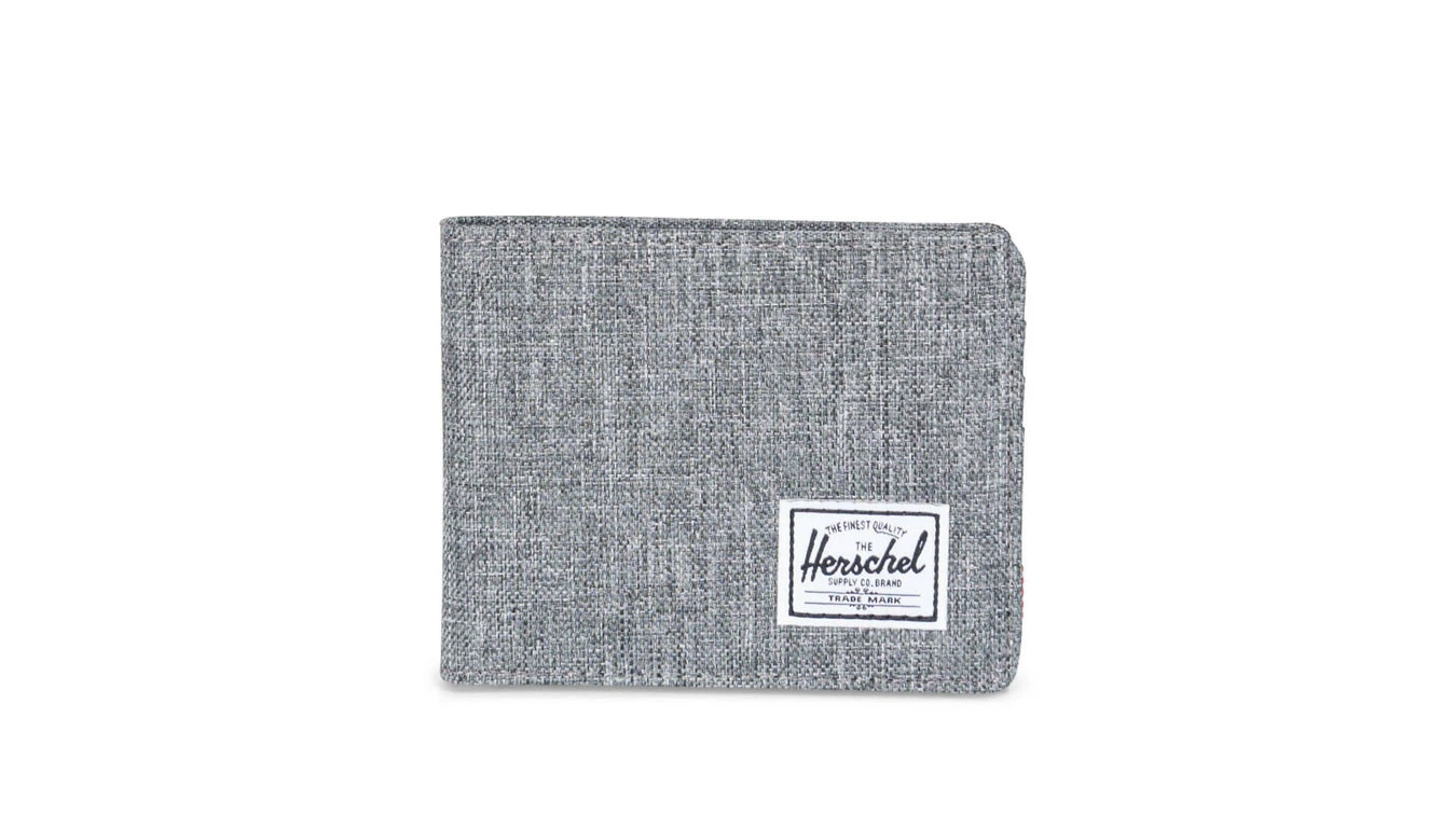 Herschel Supply Roy RFID Raven Crosshatch Gris / Grey 3 Herschel Supply Roy RFID Raven Crosshatch Gris / Grey