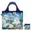 Loqi Katsushika Hokusai - Fuji From Gotenyama Recycled Bag Bleu / Blue 2 Loqi Katsushika Hokusai - Fuji From Gotenyama Recycled Bag Bleu / Blue -Semelles Soldes ho.fu .r