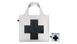 Loqi KAZIMIR MALEVICH Black Cross Bag Blanc / White