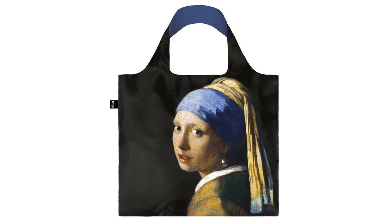 LOQI JOHANNES VERMEER - GIRL WITH A PEARL EARRING Recycled Bag Noir / Black 3 LOQI JOHANNES VERMEER - GIRL WITH A PEARL EARRING Recycled Bag Noir / Black
