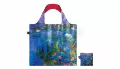Loqi Claude Monet - Water Lilies Recycled Bag Bleu / Blue