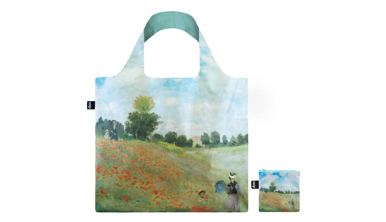 Loqi Claude Monet - Wild Poppies Recycled Bag Multicolore / Multicolor 3 Loqi Claude Monet - Wild Poppies Recycled Bag Multicolore / Multicolor