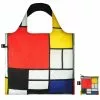 Loqi PIET MONDRIAN Composition With Red, Yellow, Blue And Black Recycled Bag Multicolore / Multicolor -Semelles Soldes pm.co loqi mondrian composition with red yellow blue