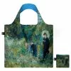 Loqi Pierre-Auguste Renoir - Woman With A Parasol In A Garden Recycled Bag Vert / Green 1 Loqi Pierre-Auguste Renoir - Woman With A Parasol In A Garden Recycled Bag Vert / Green -Semelles Soldes pr.wp