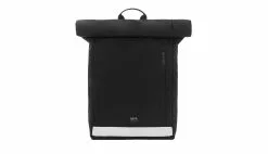 Lefrik Roll Reflective Rucksack Black Noir / Black