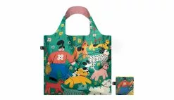 Loqi Tess Smith-Roberts - Dog Walking Recycled Bag Vert / Green