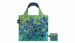 LOQI - VINCENT VAN GOGH - Irises Recycled Bag Vert / Green