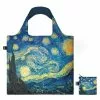 LOQI - VINCENT VAN GOGH - The Starry Night Recycled Bag Bleu / Blue -Semelles Soldes vg.sn .r1