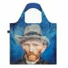 Loqi VINCENT VAN GOGH Self Portrait With Grey Felt Hat Bag Bleu / Blue -Semelles Soldes vg.sp loqi van gogh self portrait with grey felt hat 1