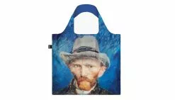 Loqi VINCENT VAN GOGH Self Portrait With Grey Felt Hat Bag Bleu / Blue