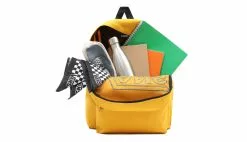 Vans Old Skool Drop V Backpack Jaune / Yellow -Semelles Soldes vn0a5khpf3x 0