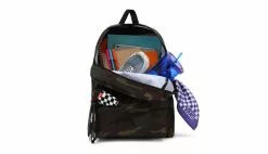 Vans Old Skool IIII BackPack Classic Camo Vert / Green -Semelles Soldes vn0a5khq97i 4